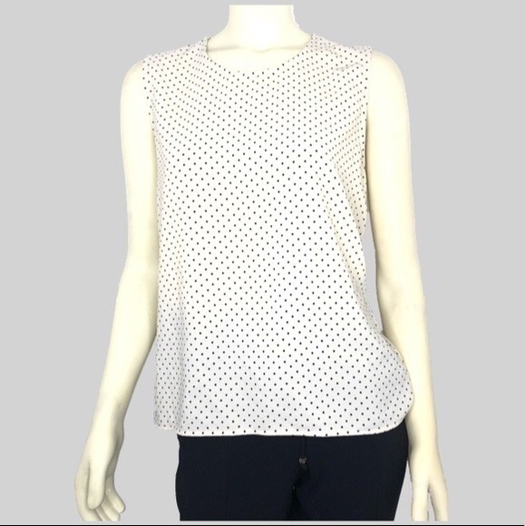 Who What Wear Lamp Shade Polka Dot Shell - Picture 4 of 8